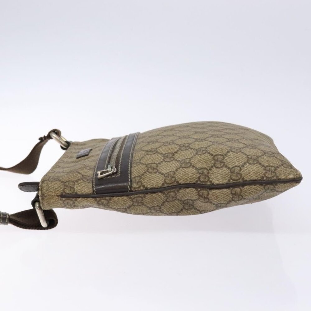 GUCCI GG Supreme Shoulder Bag PVC Beige Gold 295257 Auth 138218 - Picture 5 of 16